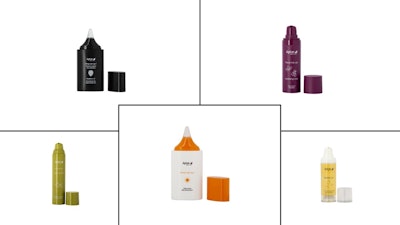 To kick off its turnkey service, Aptar debuted a ready-for-market collection, New Dawn, featuring formulas for the skin, scalp and hair.