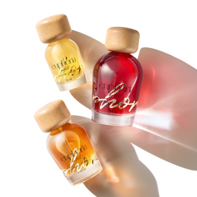 The company's Euphoria collection of glass perfumery bottles is available with FEA15 or 15/415 refill necks and in 30 ml, 50 ml and 100 ml capacities with a cylindrical conical section.