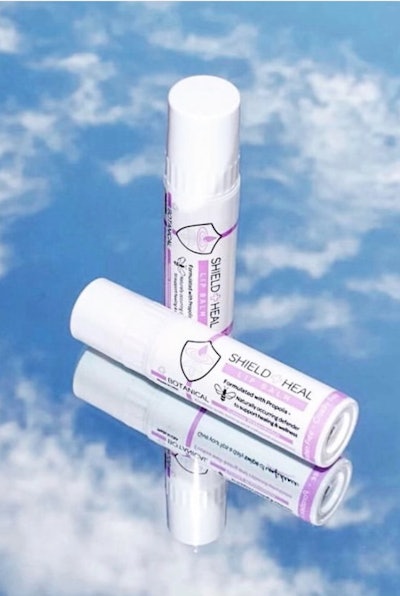 Shield+Heal pairs lip care with aromachology-inspired scents intended to improve moods and a sense of well-being.