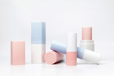 Cosmogen offers 100% PET or RPET Sticks (capacity: 3.7 g), for all types of wax and/or anhydrous formulas. Designs, which are fully customizable can feature round or square sections, variable diameters and heights. Mini versions are also available.