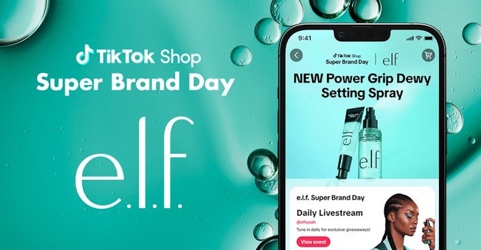 In conjunction with the TikTok Shop initiative and new product launch, e.l.f. Beauty has unveiled an original song, “Shake > Spray > Stay'; per the brand 'the lyrics–set to a hip-hop beat–break down how to use this new holy grail product.'