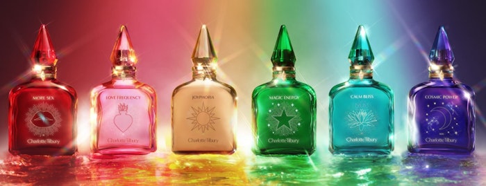 Using IFF’s Scentcube algorithm, which analyzed more than five billion data points, Charlotte Tilbury and her team of experts were able to identify the ingredient combinations that work in synergy to boost different facets of each emotion.