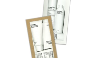 For its client, Nécessaire, Arcade Beauty developed two 63% Paper Packettes to help promote the brand's Body Wash and Body Serum.