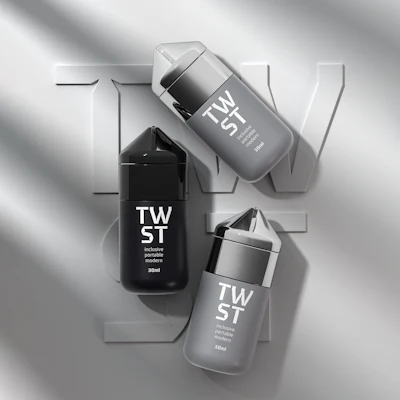 HCP's Twist Tottle for liquid makeup and skin care can be made from PCR. The design facilitates one-handed dispensing, per the company.