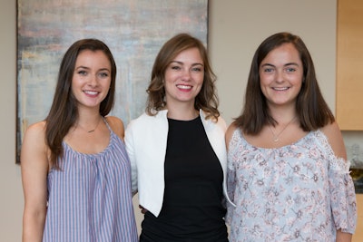 'In business school, they teach you to define your exit when you launch your business,' writes Ada Polla, pictured at center in 2017 with two interns. 'In the industry, success is defined as an exit where the founder cashes out, selling to a strategic or private equity firm.'