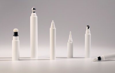 The ICONS|ICS range of tubes with innovative applicators are intended for a wide array of lip, eye and face formulations and include new applicator shapes and styles of rollerballs, spatulas, scrubbers, flocked tips, sponges and brushes.