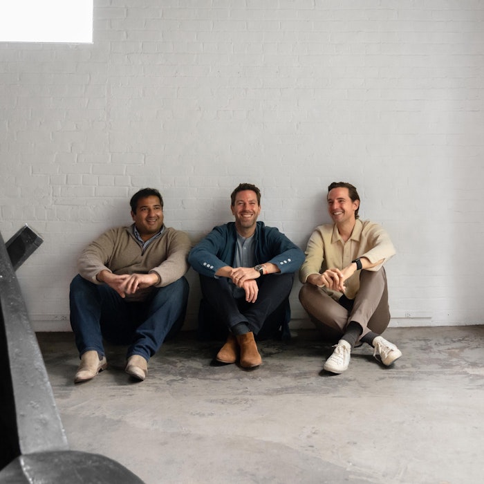 Squared Circles' founders, from left: Osman Khan, Lukas Derksen and Alexander Gilkes.