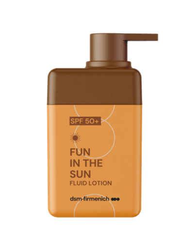 DSM-Firmenich's recent sun care concepts included the pineapple-scented Sun & Fun.