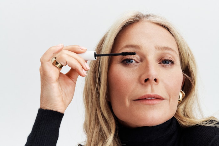 Goop's Featherlash Lifting Serum Mascara features Croda Beauty's/Sederma's Widelash biotin tripeptide with provitamin B5.
