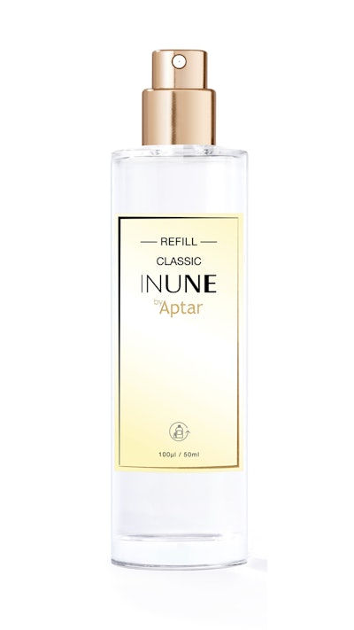 Classic Inune features a short and targeted spray idea for active lifestyles and is designed for targeted application on the neckline or décolleté.