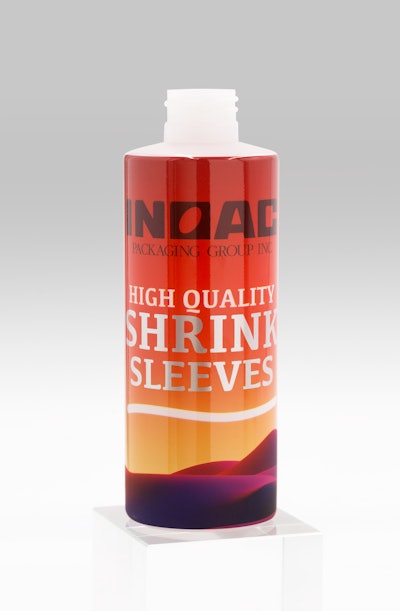 Inoac offers shrink sleeves featuring a variety of deco processes and textures in the same label.