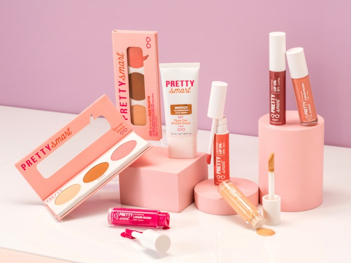Pretty Smart is a new female-founded beauty brand that made its official debut and launched exclusively in 2,800 Walmart locations.