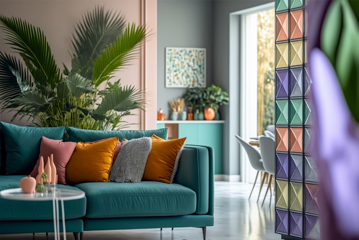 Neostalgia connects with a pastel-colored atmosphere, with touches of playful surrealism, peculiar shapes, protective escapism, and retro shapes.
