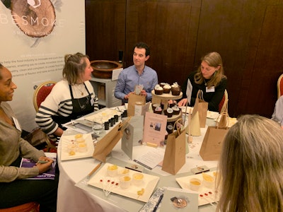 Besmoke celebrated its 20th anniversary this year and brought the festivities (complete with party hats and cupcakes) to their table.