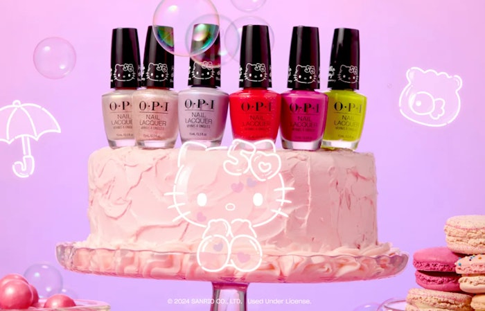 OPI announces a new OPI x Hello Kitty collection with a palette inspired by the global icon to celebrate her 50th anniversary.