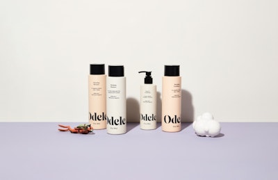 Odele has opened a new Amazon storefront. SKUs include Odele’s Volumizing Regimen, Smoothing Regimen, Moisture Repair Regimen, and four Stylers (Air Dry Styler, Dry Shampoo, Clarifying Shampoo, Leave-in Conditioner).
