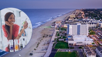 v2beauty-consumer-reading-labels-overlay-Long-Branch-NJ-shoreline-background