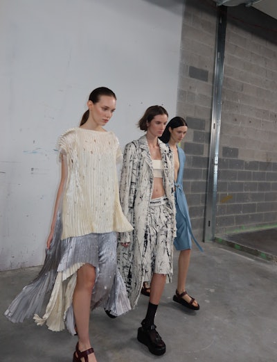 The Jason Wu SS25 Show called for sophisticated, early '90s grunge looks.