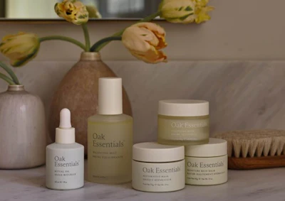 Oak Essentials, which specializes in simplified luxury for spa-like rituals, recently turned 3 years old and builds on its founder's namesake fashion, lifestyle and home ventures.