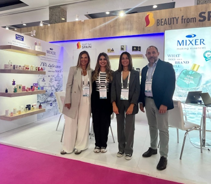 Left to right, Lorena Corbacho (business development director), Emma Gila (marketing manager), Paula Mateo (business development manager), and Fernando Hernández (sales manager)