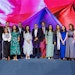 L to R: Tarun Tahiliani, Sujata Assomull, Ryan J. Piela, Rochelle Pinto, Shana Randhava, Sumit Bhasin, Gianandrea Ferrari, Dr. Kiran Sethi, MD, Anaita Shroff Adajania, Shruti Chandra, Rosemin, Jaffrey Zaman