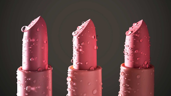 moisturizing lip stick balm concept sticks droplets of water