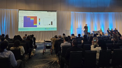 Samuel Gourion-Arsiquaud, Ph.D., of TRI Princeton, looked at how an increase in temperature impacts the penetration of sunscreen into skin.