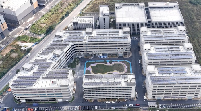 Amelia Knight China Factory Drone Shot