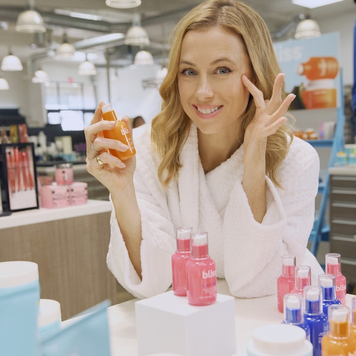 Bliss is tackling aging with a playful twist. Known for its self-care products, Bliss is reconnecting with its original audience—elder millennials and Gen X—with a new campaign featuring comedian Iliza Shlesinger.