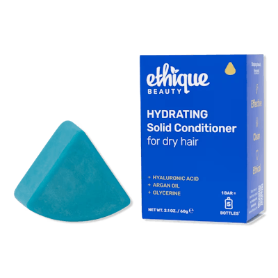 The Ethique array includes two new bars, including the Hydrating Solid Shampoo Bar ($17 at Ulta) and Hydrating Solid Conditioner Bar ($17 at Ulta).