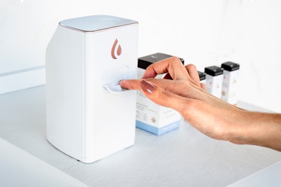 The Lesielle System is the first device that allows consumers to produce fresh skin care products on demand.