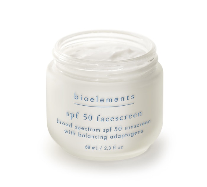bioelements spf 50 facescreen