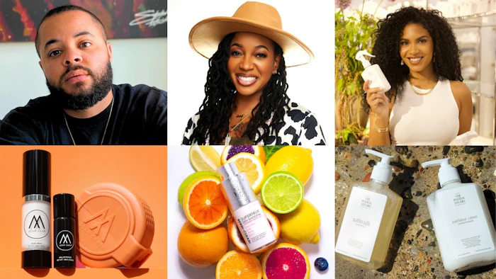From left: Jadis Montijo, Motivo Scar Care; Marsha McBain, Berri-Clear Skincare; and Aziza El Wanni, The Potion Studio.