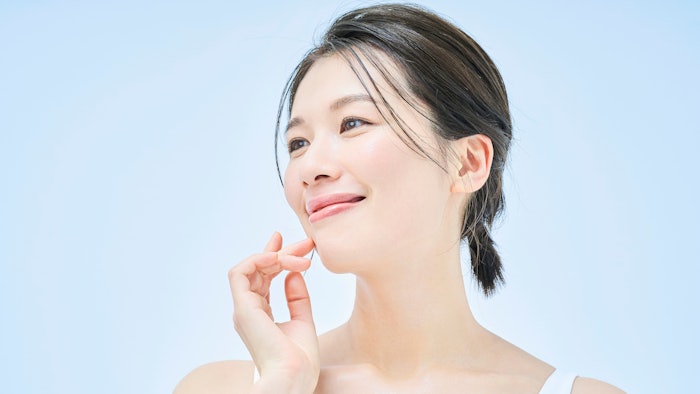 Beautiful Asian Woman Plump Clear Skin Adobe Stock 713789629