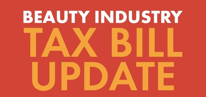 Beauty Industry Tax Bill Update