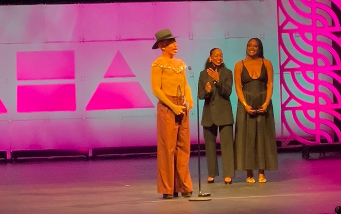 Vernon Francois accepts his NAHA for Texture