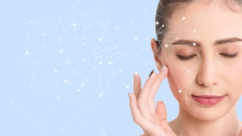 Woman Eyes Closed Face Scanning Concept Adobe Stock 315244474