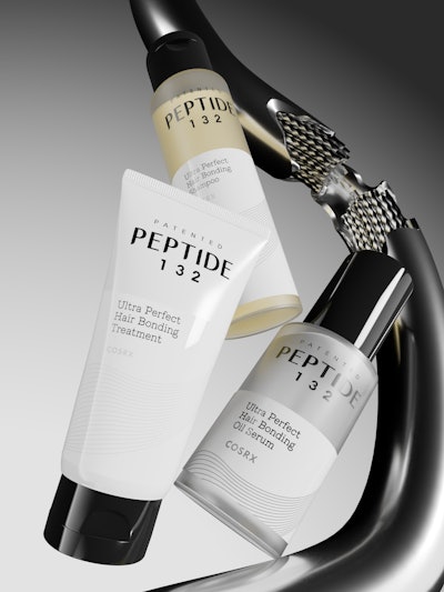 COSRX’s Peptide-132 Haircare Collection comprises three steps that reportedly offer professional-level results.