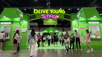 Olive Young is showcasing 66 brands, including its private labels—BioHeal, BOH, BringGreen and Colorgram—through interactive zones.