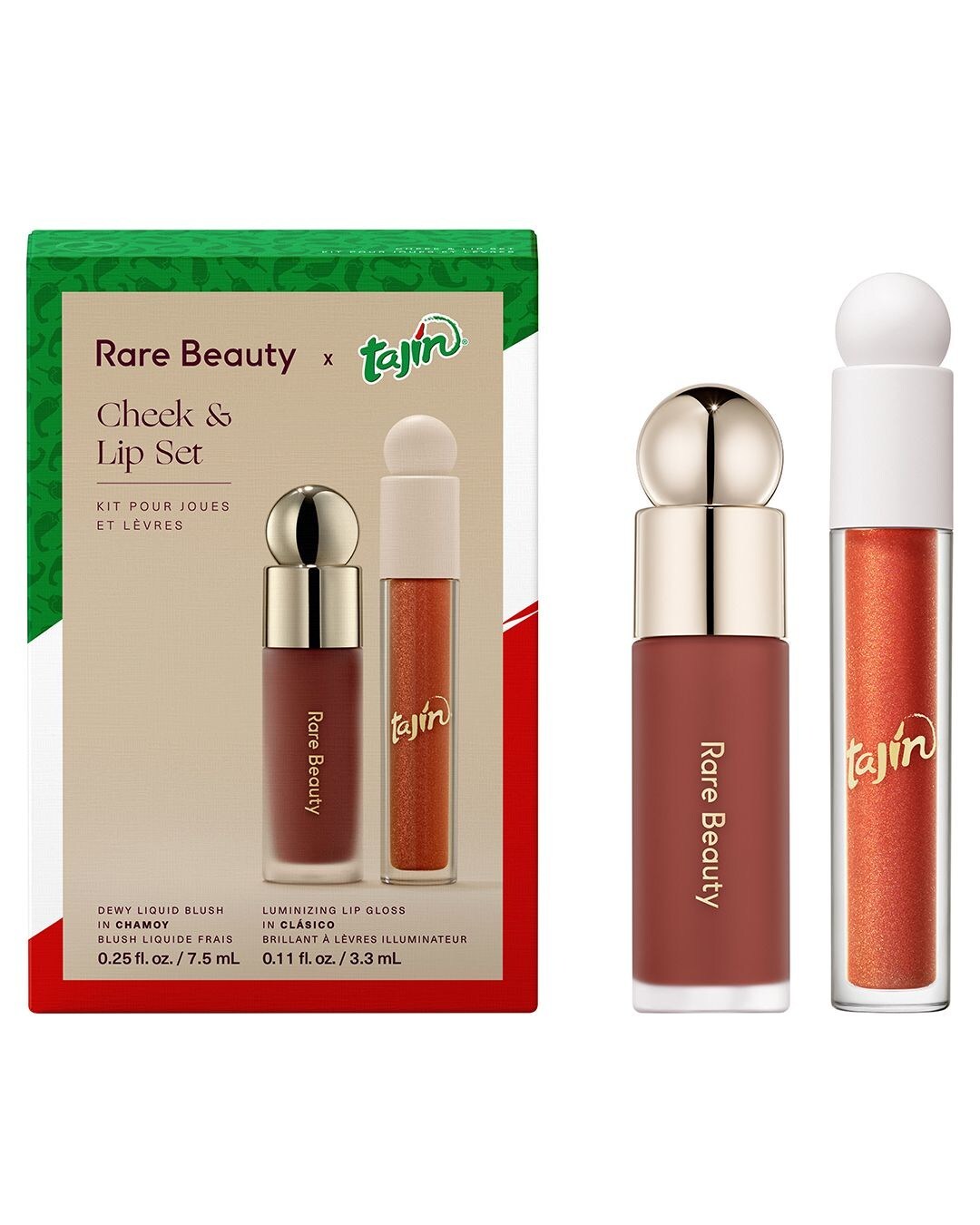 Rare Beauty x Tajín Launch Spicy Cheek & Lip Set Collaboration