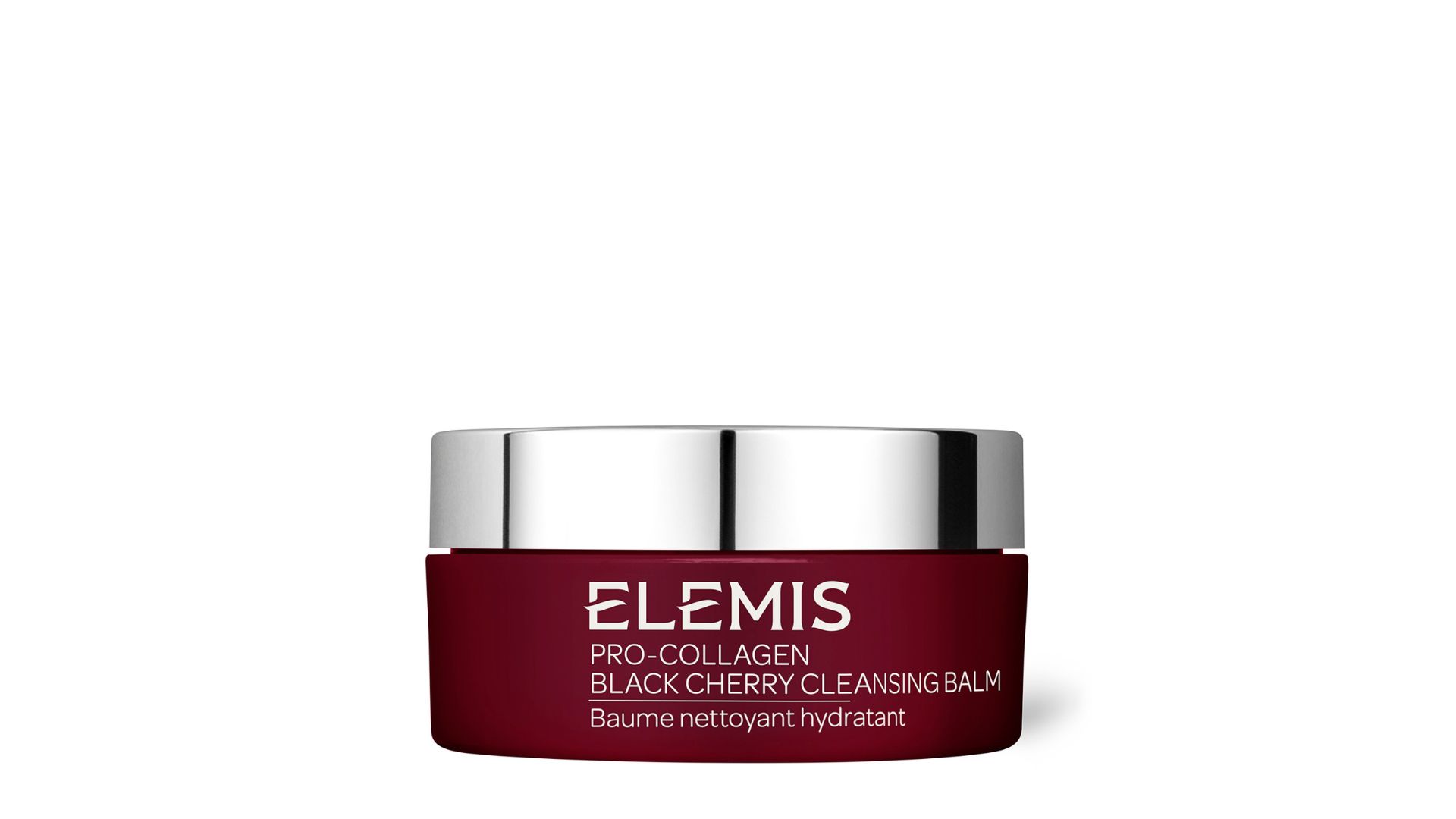 Elemis' luxurious Pro-Collagen Cleansing Balm blends notes of black cherry, almond and vanilla with a 3-in-1 texture to soften skin and offer a sensorial experience unlike any other.