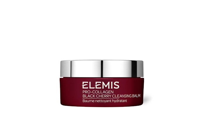 Elemis' luxurious Pro-Collagen Cleansing Balm blends notes of black cherry, almond and vanilla with a 3-in-1 texture to soften skin and offer a sensorial experience unlike any other.