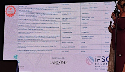 IFSCC 2025 Johann Wiechers Poster Award Finalists