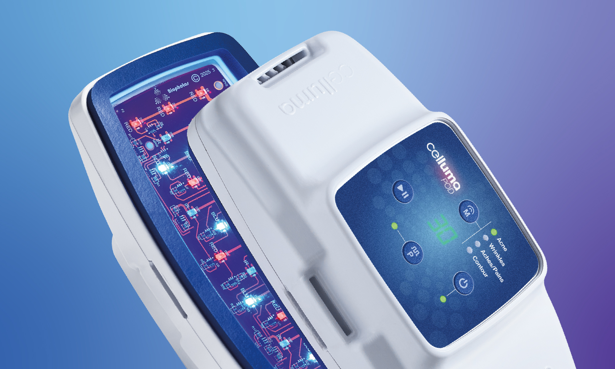 This handheld device is a convenient way for clients to bring the benefits of light therapy home with them.