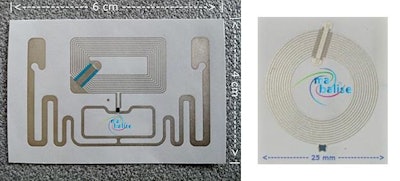 The thin and flexible label degrades without a trace but remains functional while in use, making it suitable for traceability, storytelling, authentication and connected services.