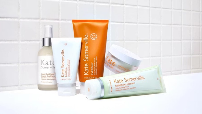 The Kate Somerville brand includes skincare, body care and a clinic on Melrose Place, Los Angeles.