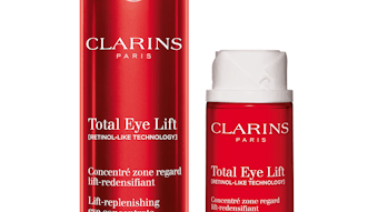 With the eco-designed refillable packaging, Clarins can claim a reduction of 73% in environmental impact. Buying a new recyclable reload represents 50% less metal, 33% less plastic and 29% less cardboard compared to the previous Total Eye Lift packaging.
