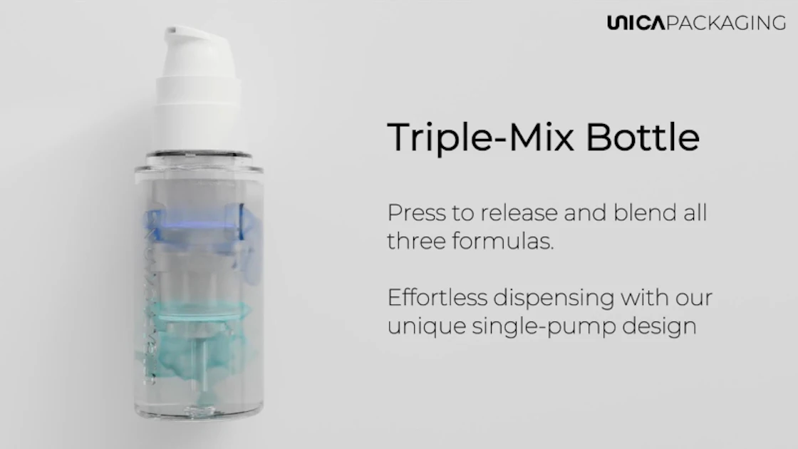 Two Formulas One Packaging Examples Unica's Triple-Mix Bottle: Effortless Dispensing for Multi-Formula ...