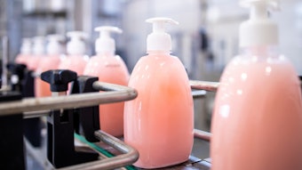 Liquid Soap On Factory Production Line Adobe Stock 513286470