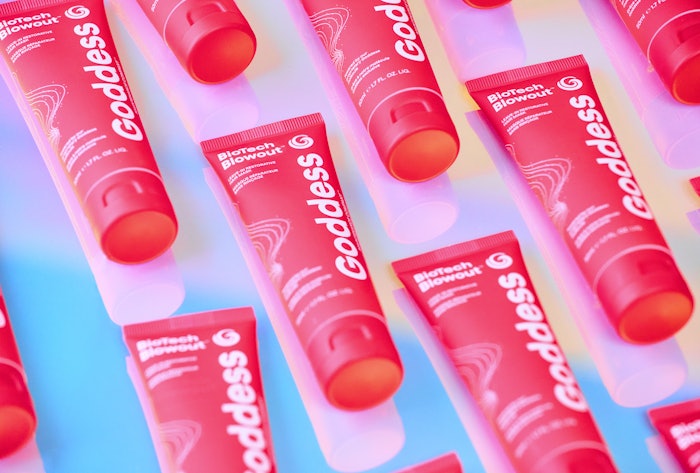 The brand is built on its Goddess Molecule, a chain mail-style protection that strengthens hair from within, reduces styling time, improves manageability and extends salon finishes.